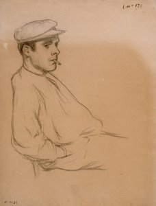 Retrato de un hombre de Santiago Rusiñol